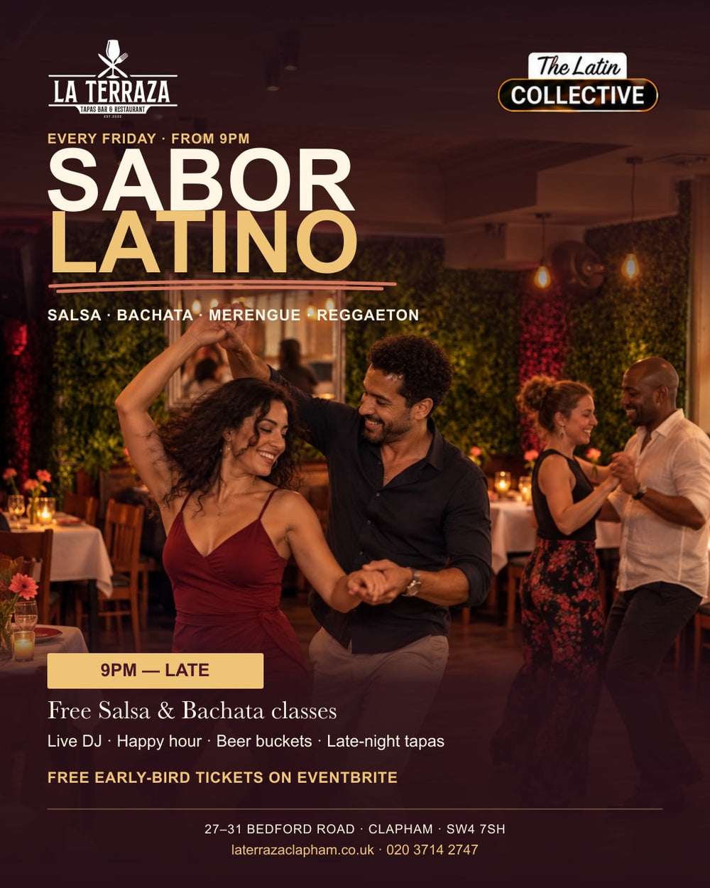 Sabor Latino — Clapham's Friday Night Latin Party